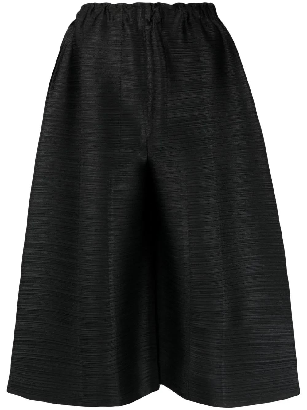 

Pleats Please Issey Miyake sculpted A-line midi skirt - Black
