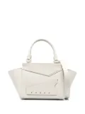 Maison Margiela Snatched leather tote bag - Neutrals
