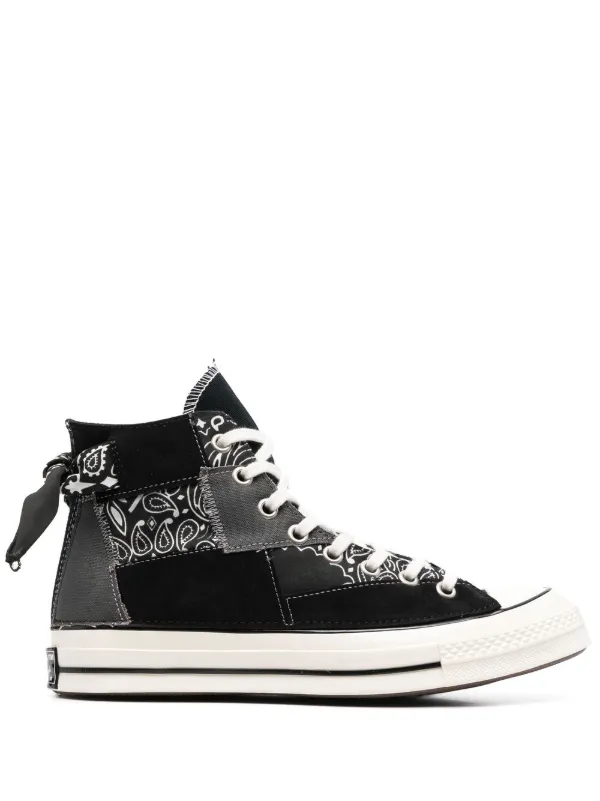 converse patchwork high tops