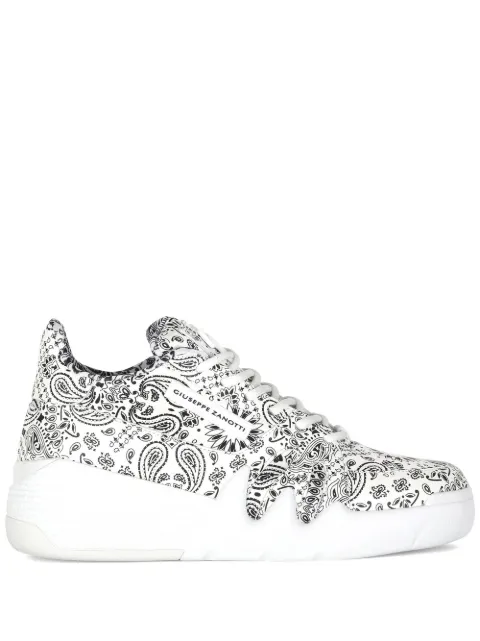 Giuseppe Zanotti Talon paisley-print sneakers