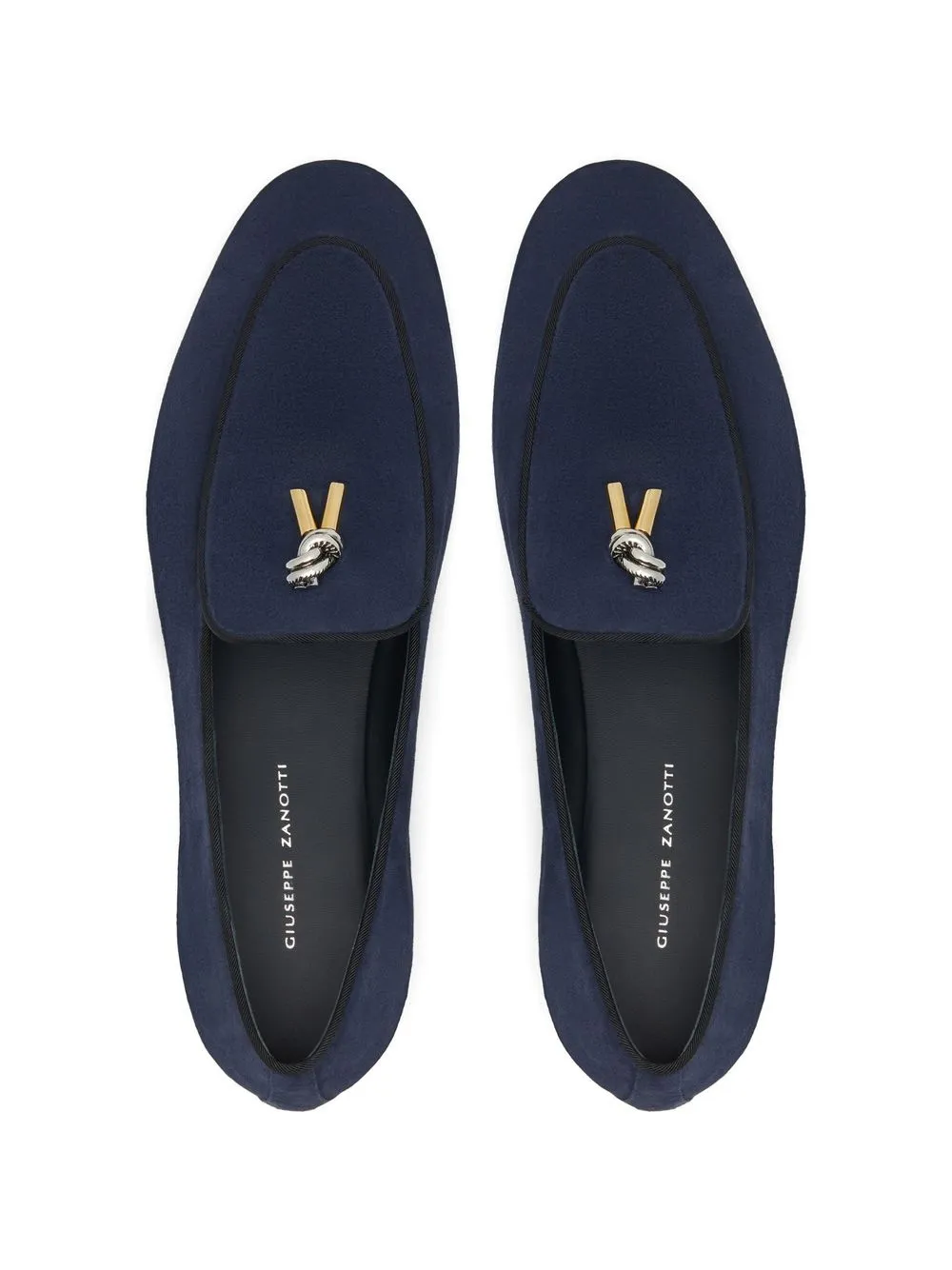 Giuseppe Zanotti Edwin suede loafers Blue