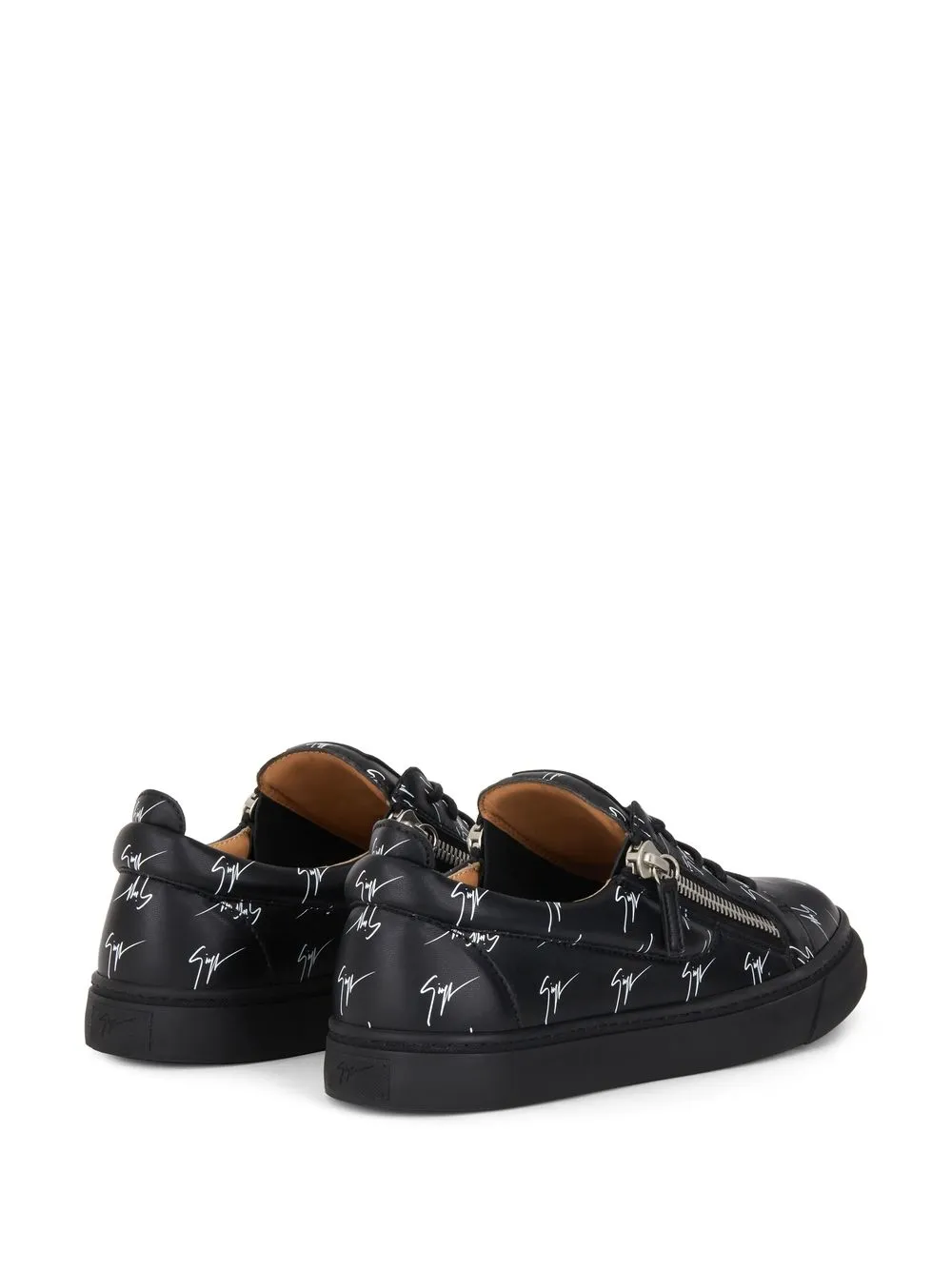 Giuseppe Zanotti Frankie monogram-print sneakers Black