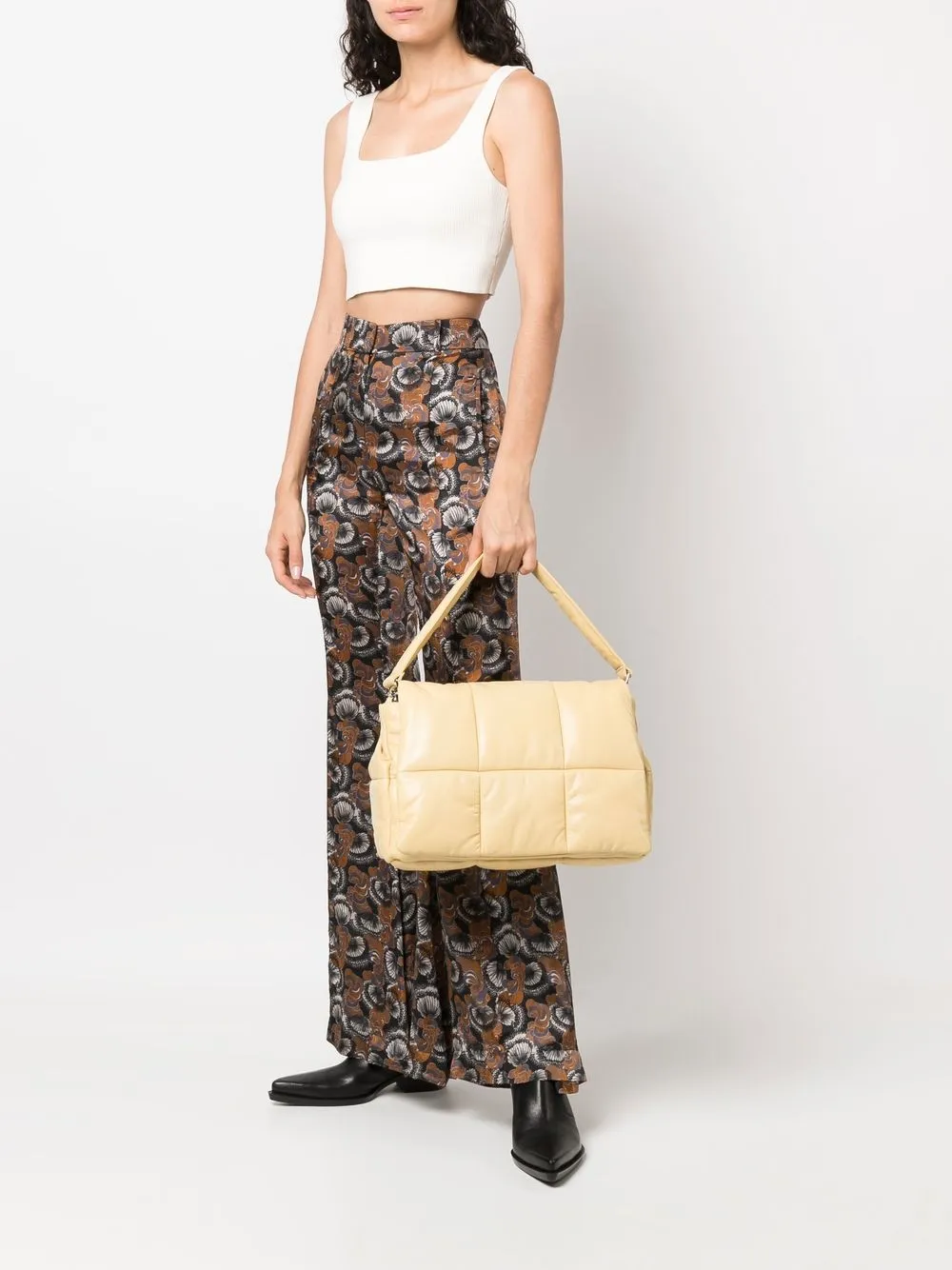 STAND STUDIO Wanda Quilted Tote Bag Farfetch