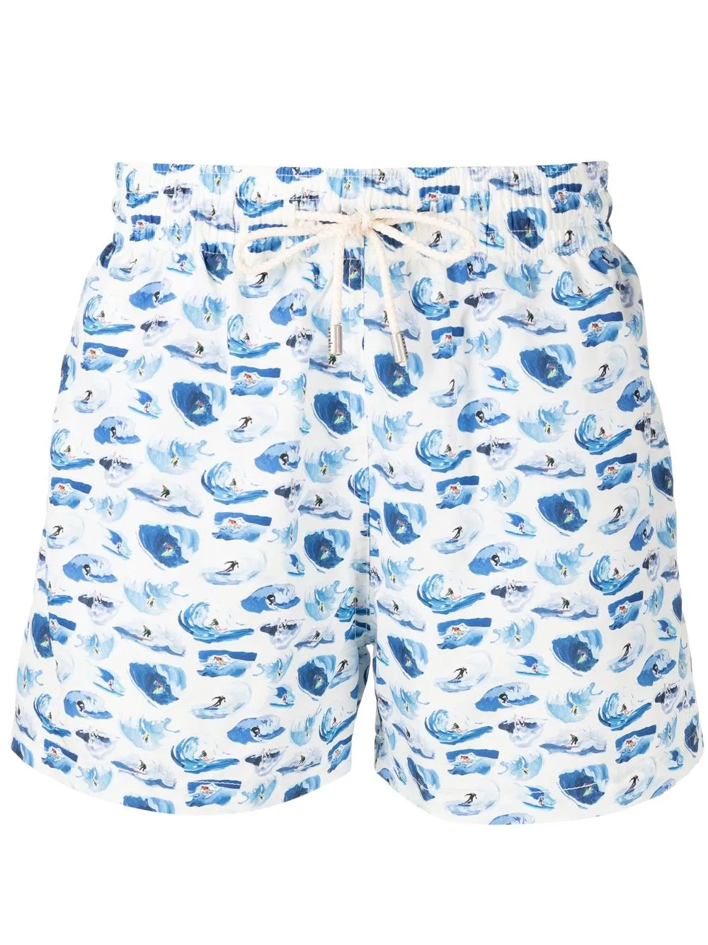 

Arrels Barcelona shorts de playa con cordones en la pretina - Azul