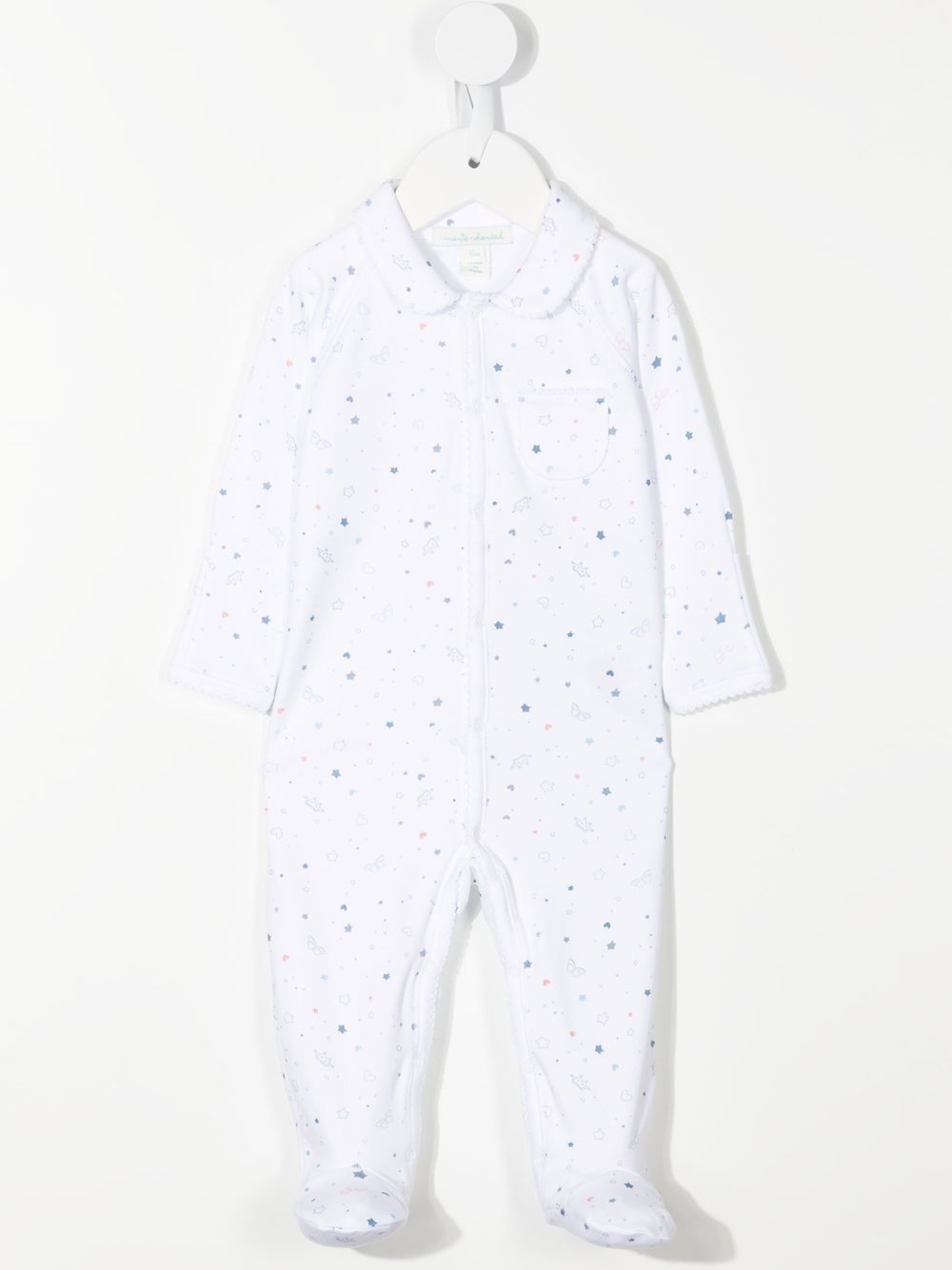 Marie-Chantal Pyjama met sterprint - Blauw
