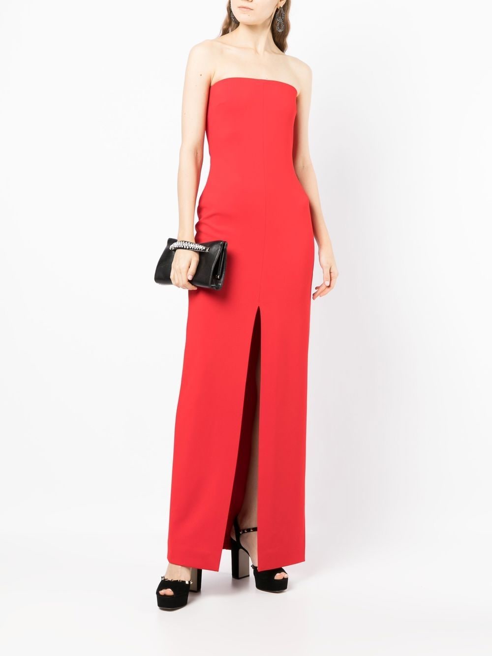 Image 2 of Solace London strapless maxi dress