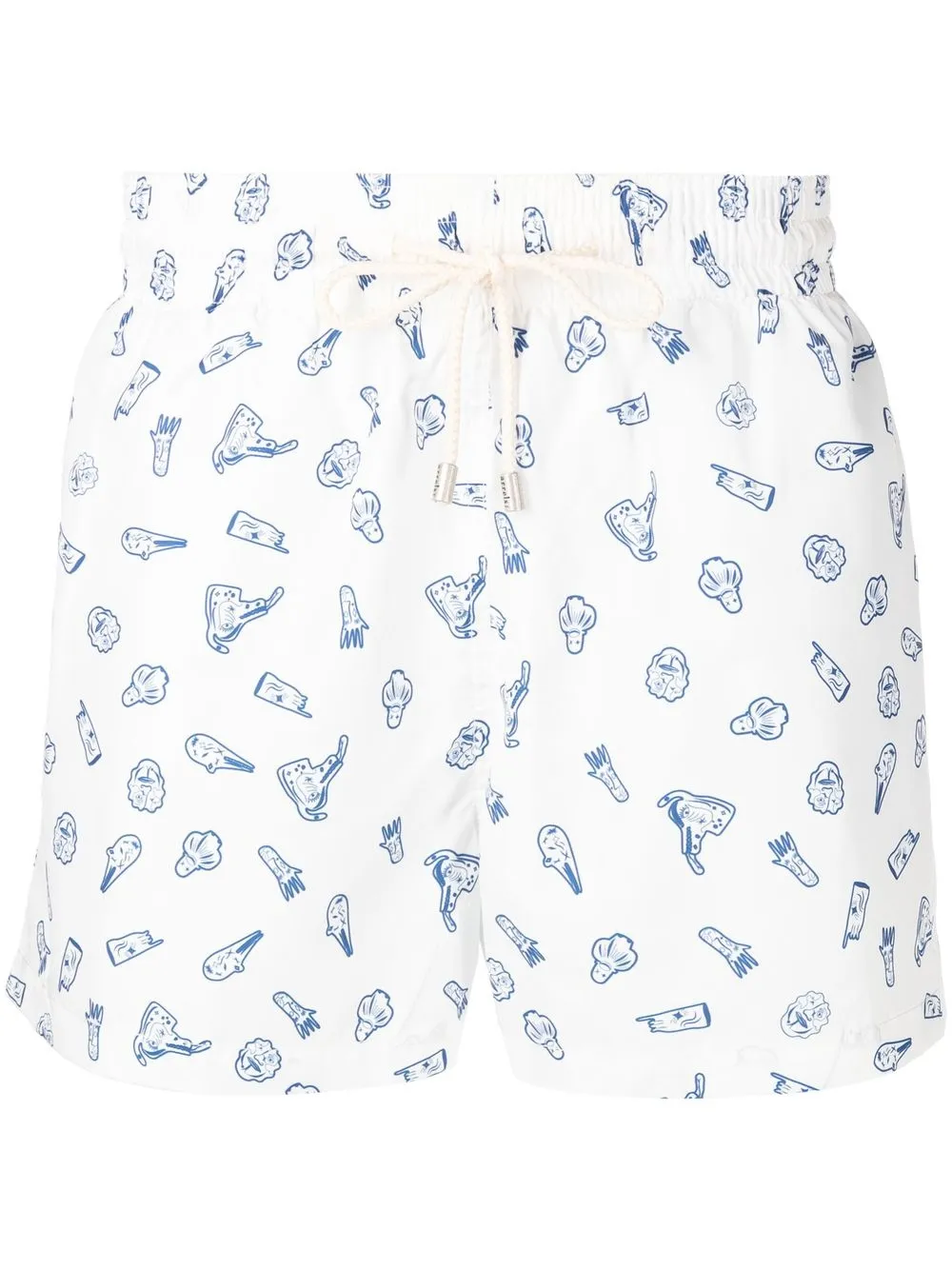 

Arrels Barcelona shorts de playa con estampado gráfico - Blanco