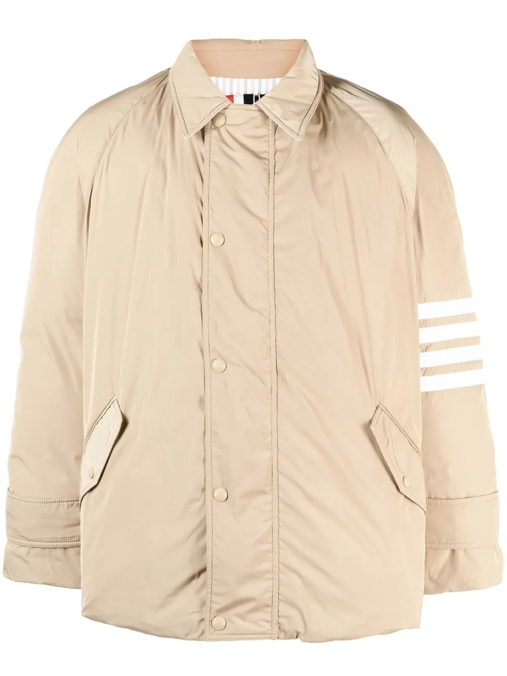 

Thom Browne 4-Bar down-filled jacket - Neutrals