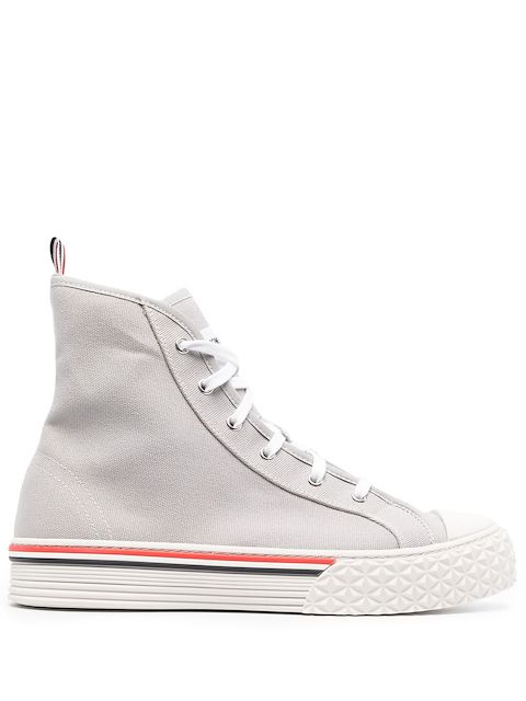 Thom Browne RWB striped high-top sneakers