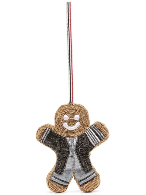Thom Browne Gingerbread Man embroidered ornament