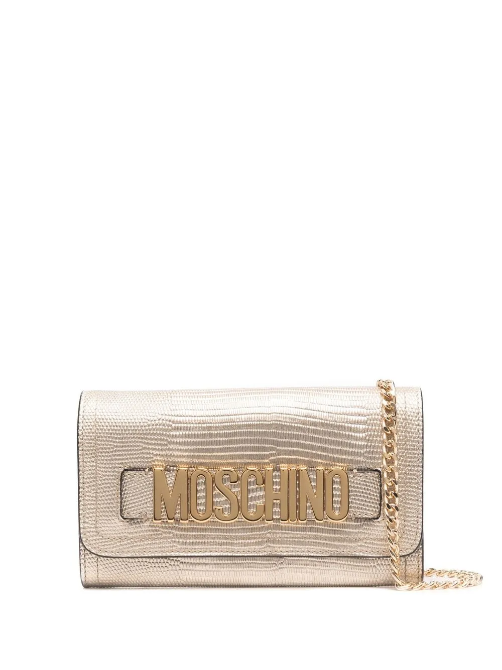 

Moschino bolsa de hombro con letras del logo - Amarillo