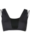 AMIR SLAMA GYM SLAMA GYM + MANLY sports bra - Black