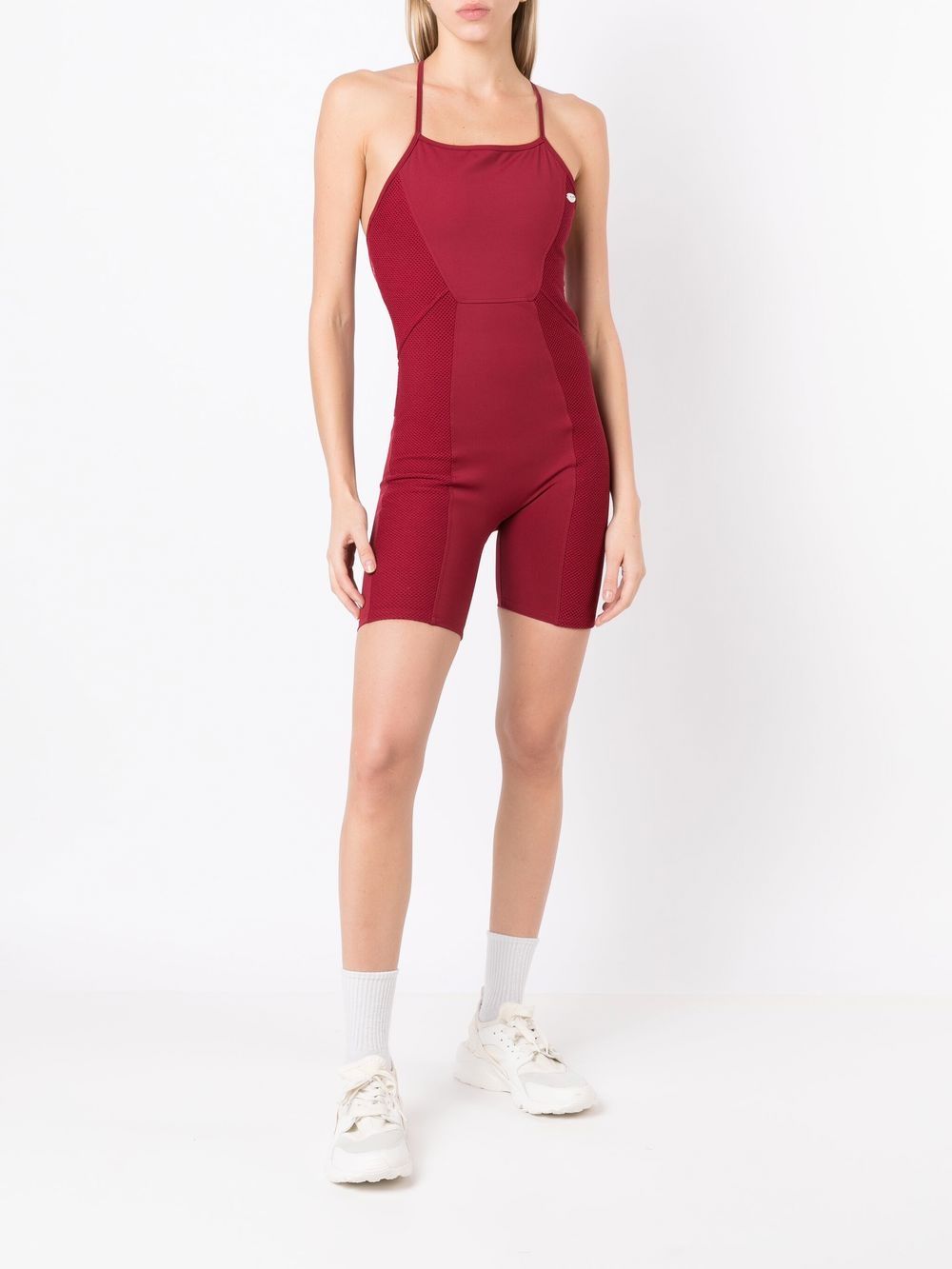 Shop Slama Gym + Manly Performance Jumpsuit In Red