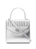 DELAGE Freda metallic leather tote bag - Grey