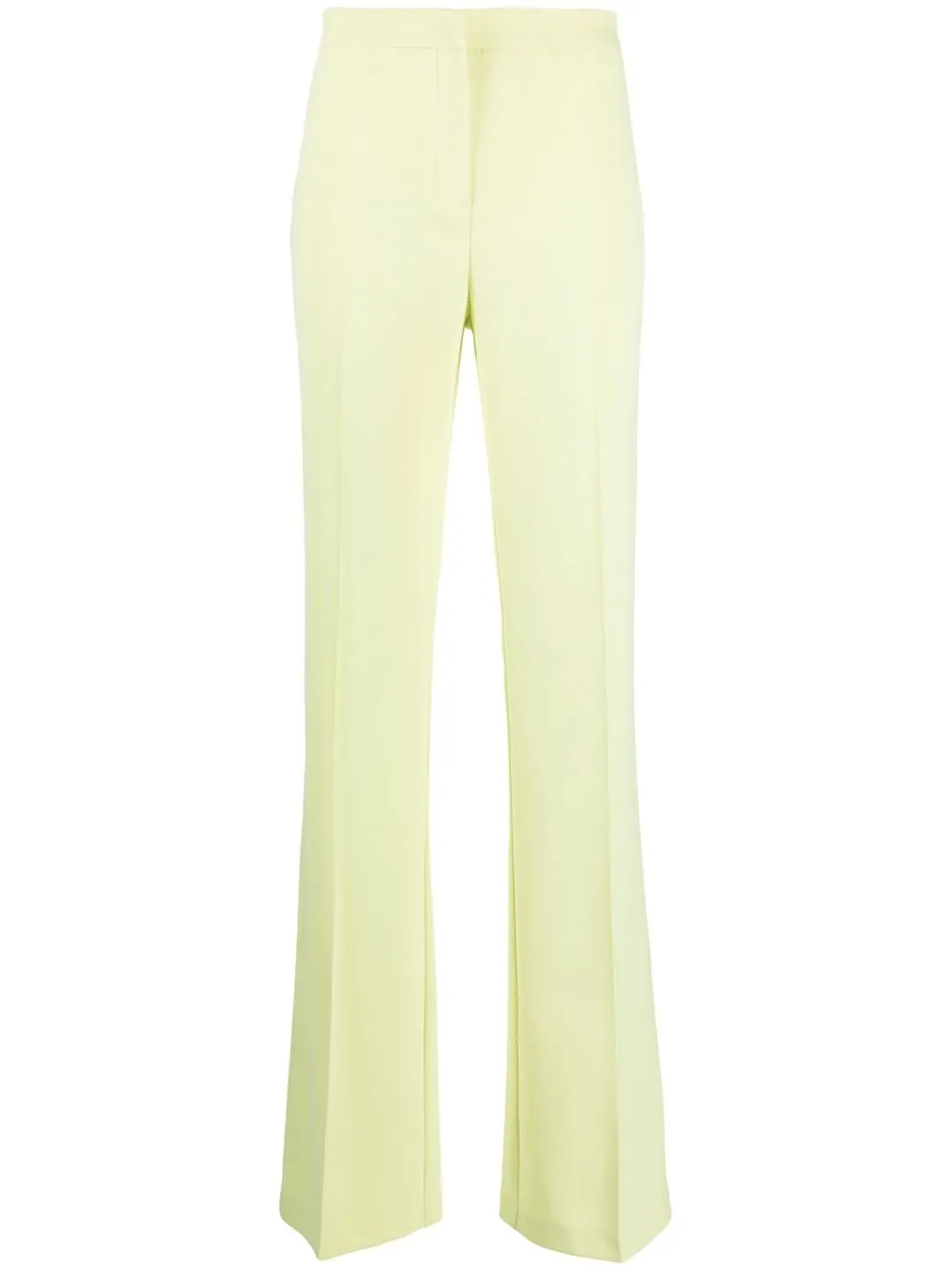 

PINKO pantalones acampanados con tiro alto - Amarillo