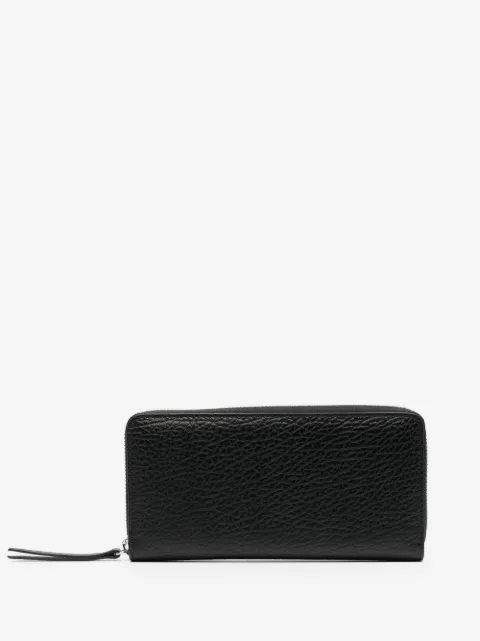 Maison Margiela portefeuille en cuir à coutures signature