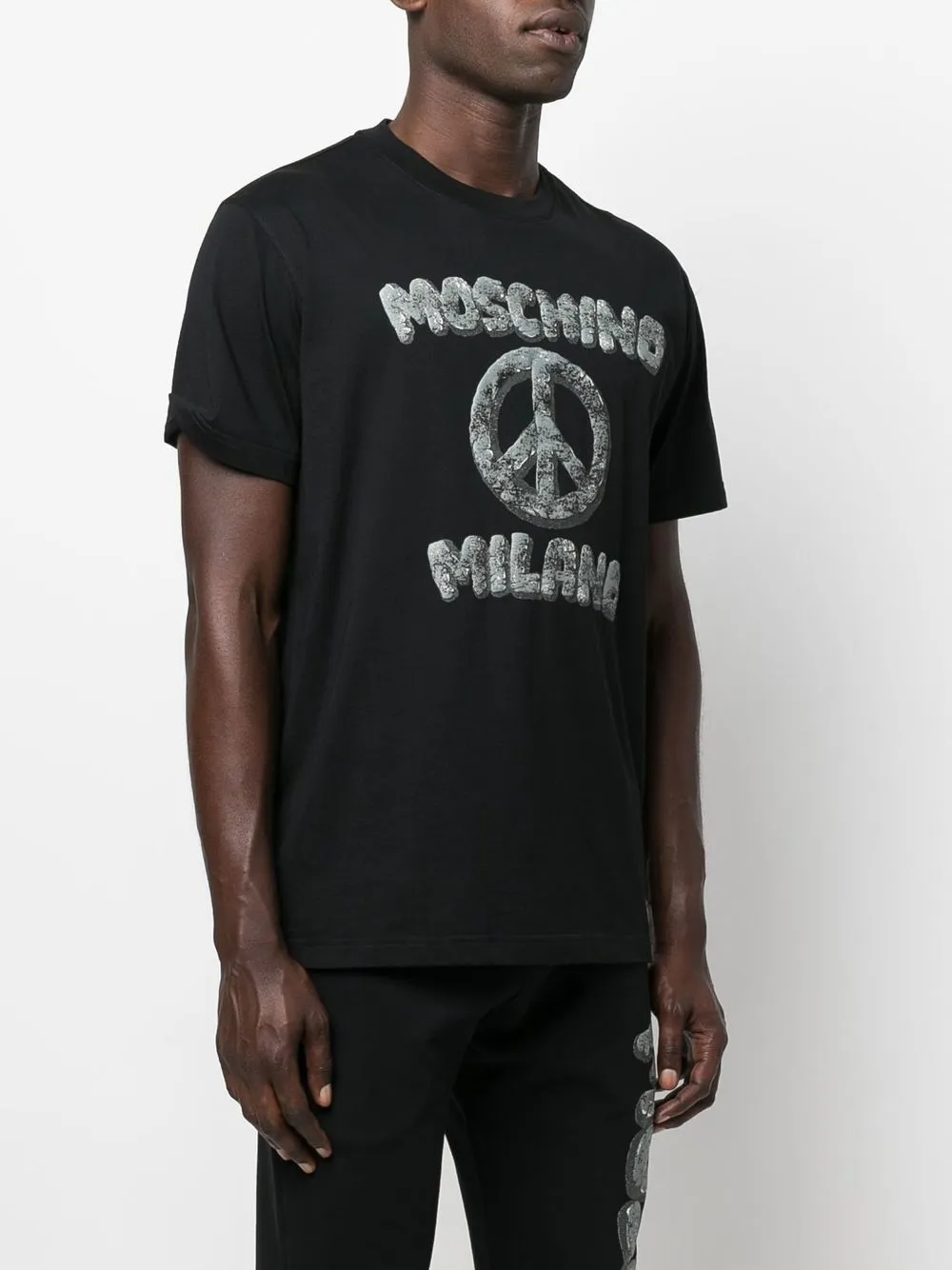 moschino logo圆领t恤 图 3