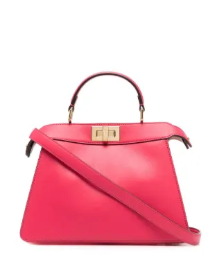 FENDI ロゴ ハンドバッグ | ピンク | FARFETCH JP
