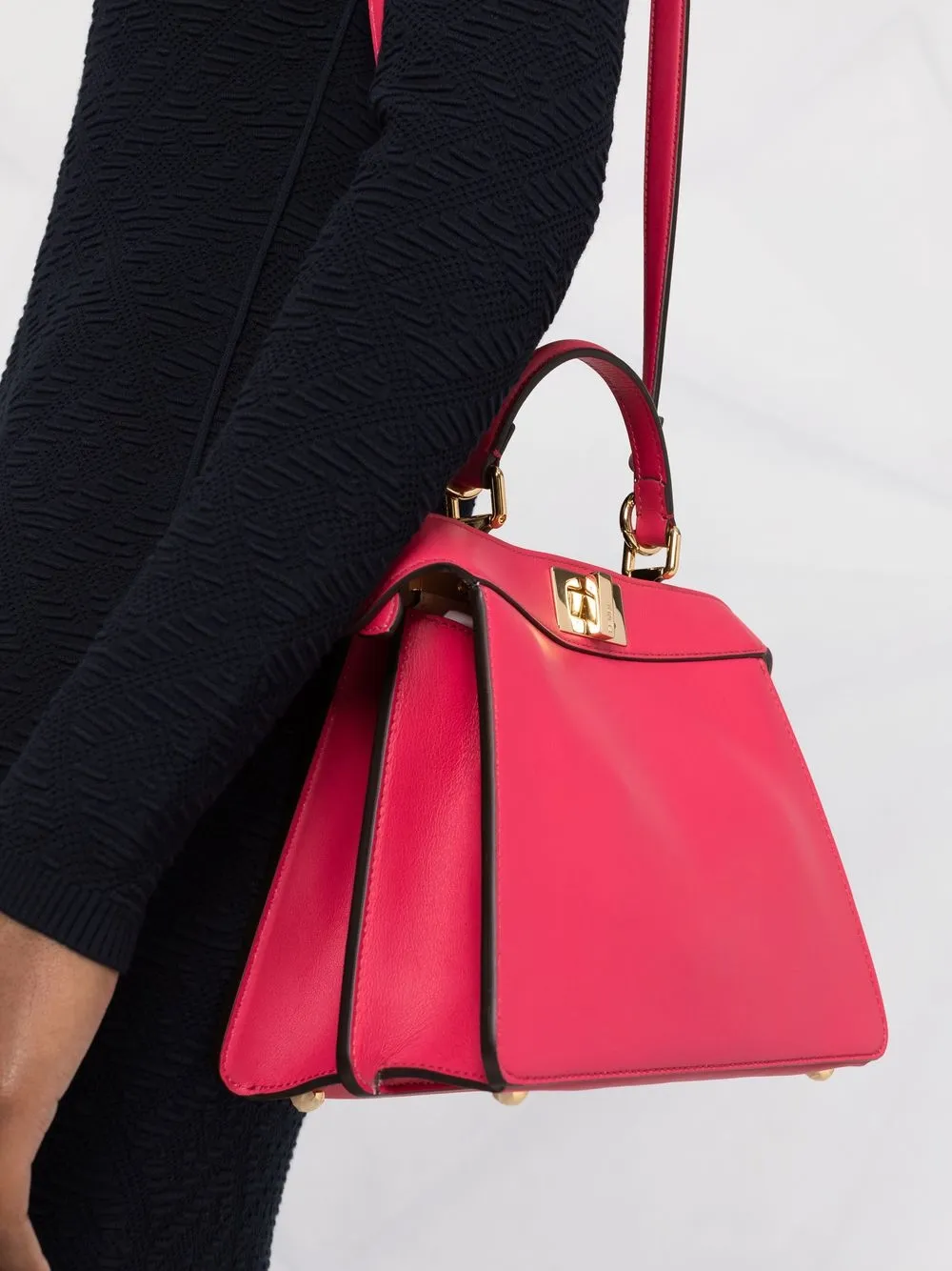  Fendi Kleine Peekaboo Iseeu Handtasche   Rosa 