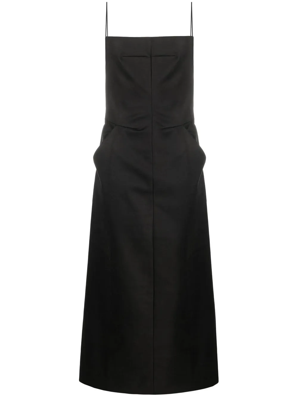 

Christopher Esber vestido de noche midi - Negro