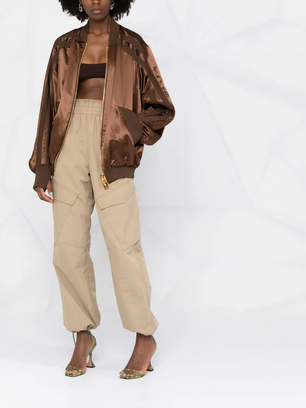 Image 2 of TOM FORD silk bomber jacket