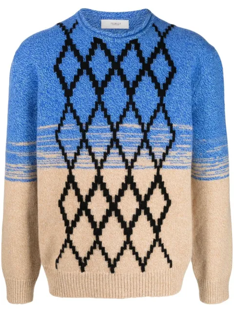 Pringle of Scotland argyle-pattern wool jumper
