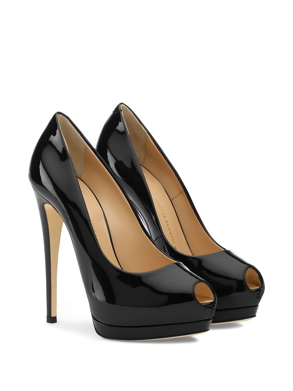 Giuseppe Zanotti Sharon leren pumps - Zwart