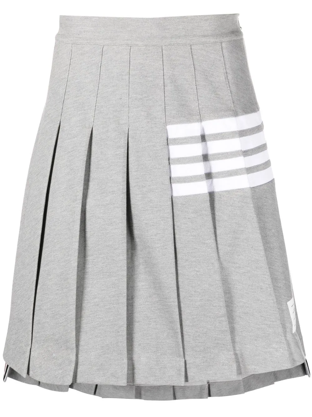 

Thom Browne 4-Bar stripe pleated skirt - Grey