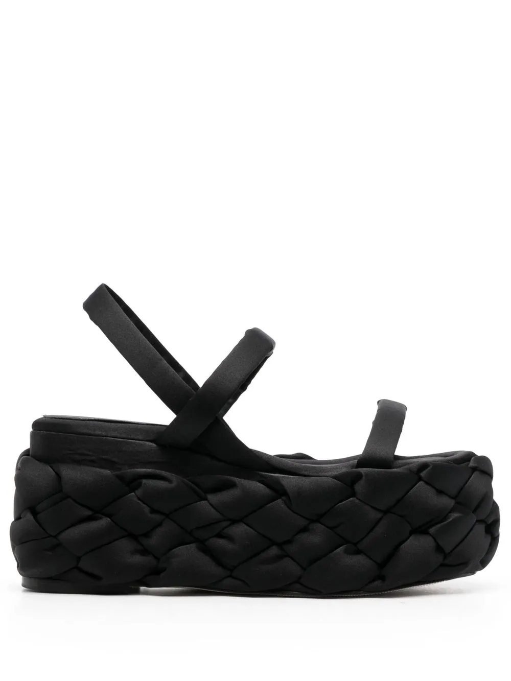 

Paloma Barceló braided-platform sole sandals - Black