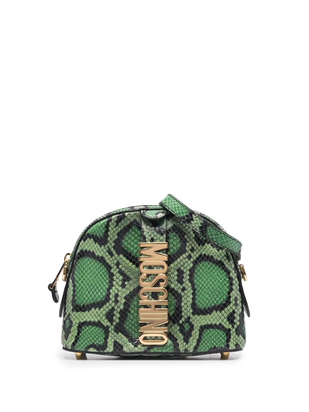 

Moschino logo-lettering shoulder bag - Green