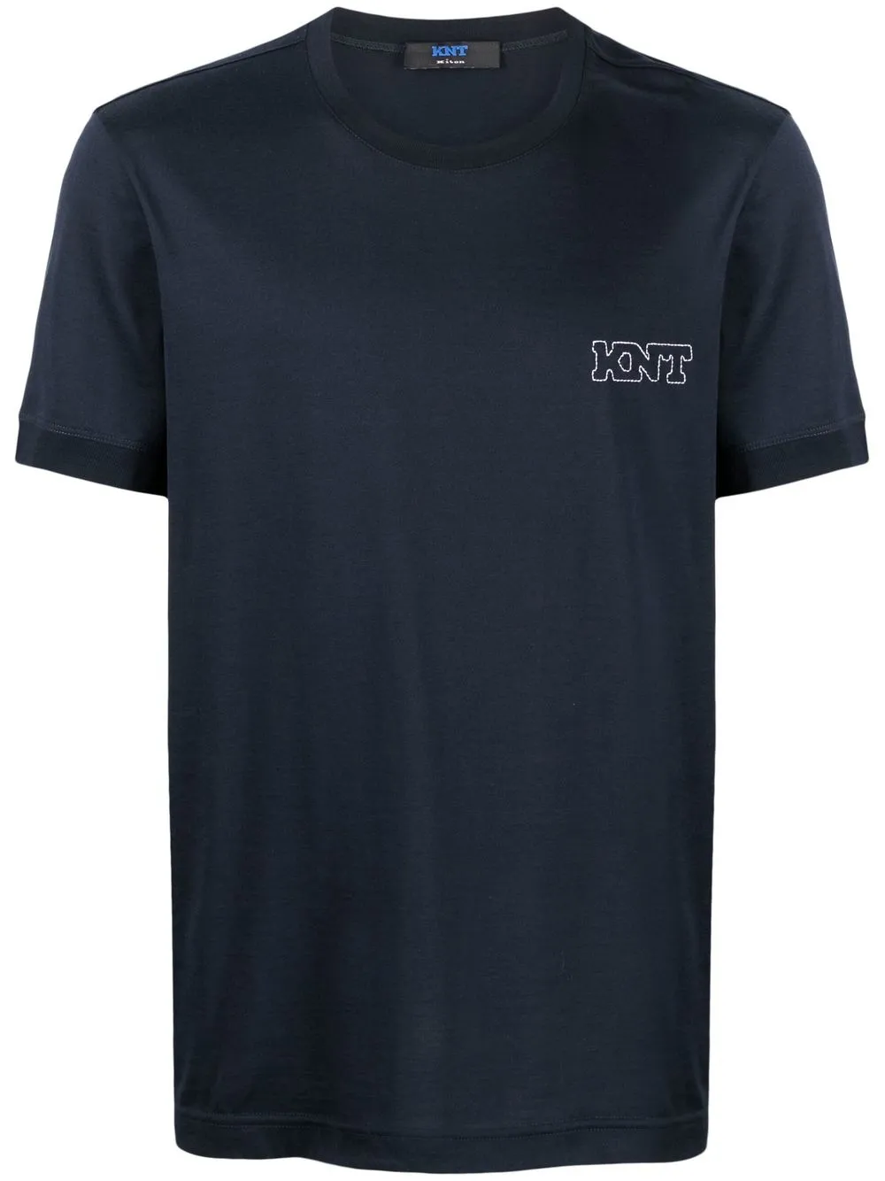 

Kiton playera con logo de parche - Azul