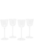 Ann Demeulemeester X Serax pack of four cocktail glasses - White