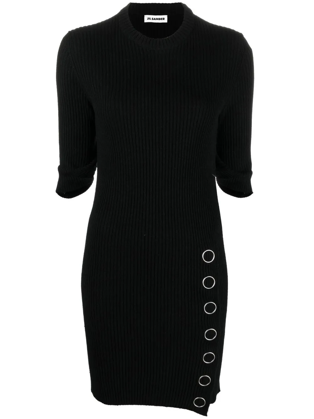 

Jil Sander ribbed-knit short dress - Black