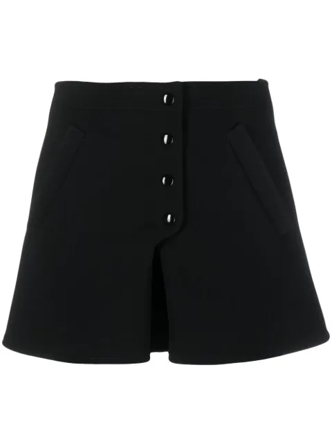 Courrèges buttoned-up A-line miniskirt