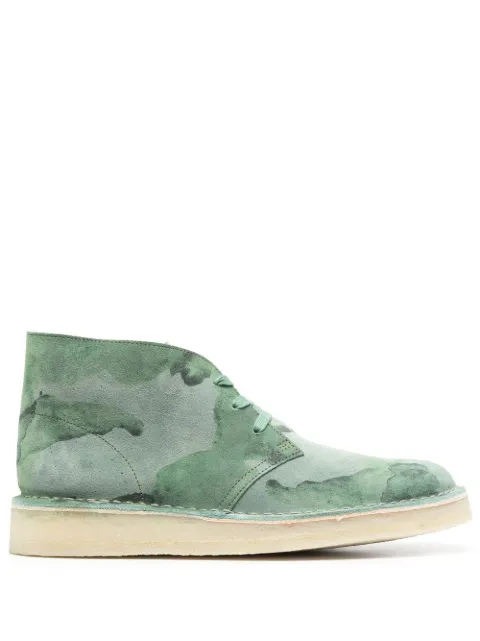 Clarks Originals watercolour-effect print boots