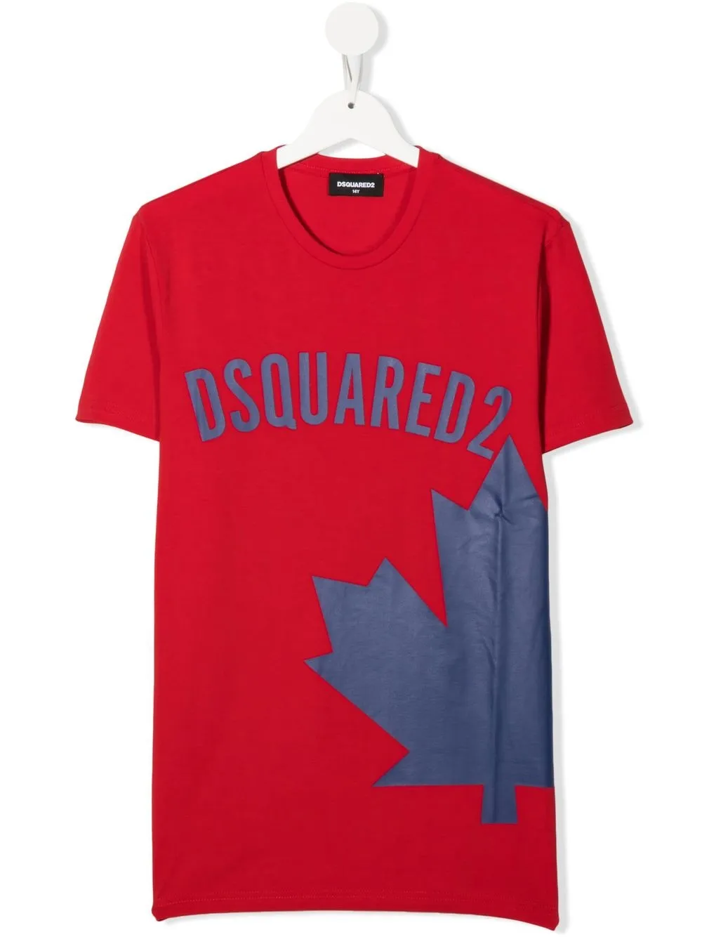 

Dsquared2 Kids playera con logo de hoja de arce - Rojo