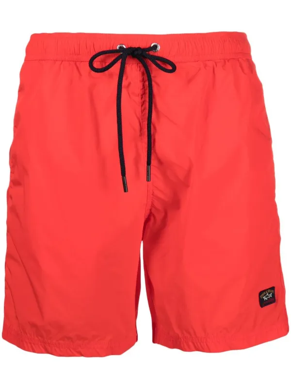 Paul \u0026 Shark logo-patch drawstring 