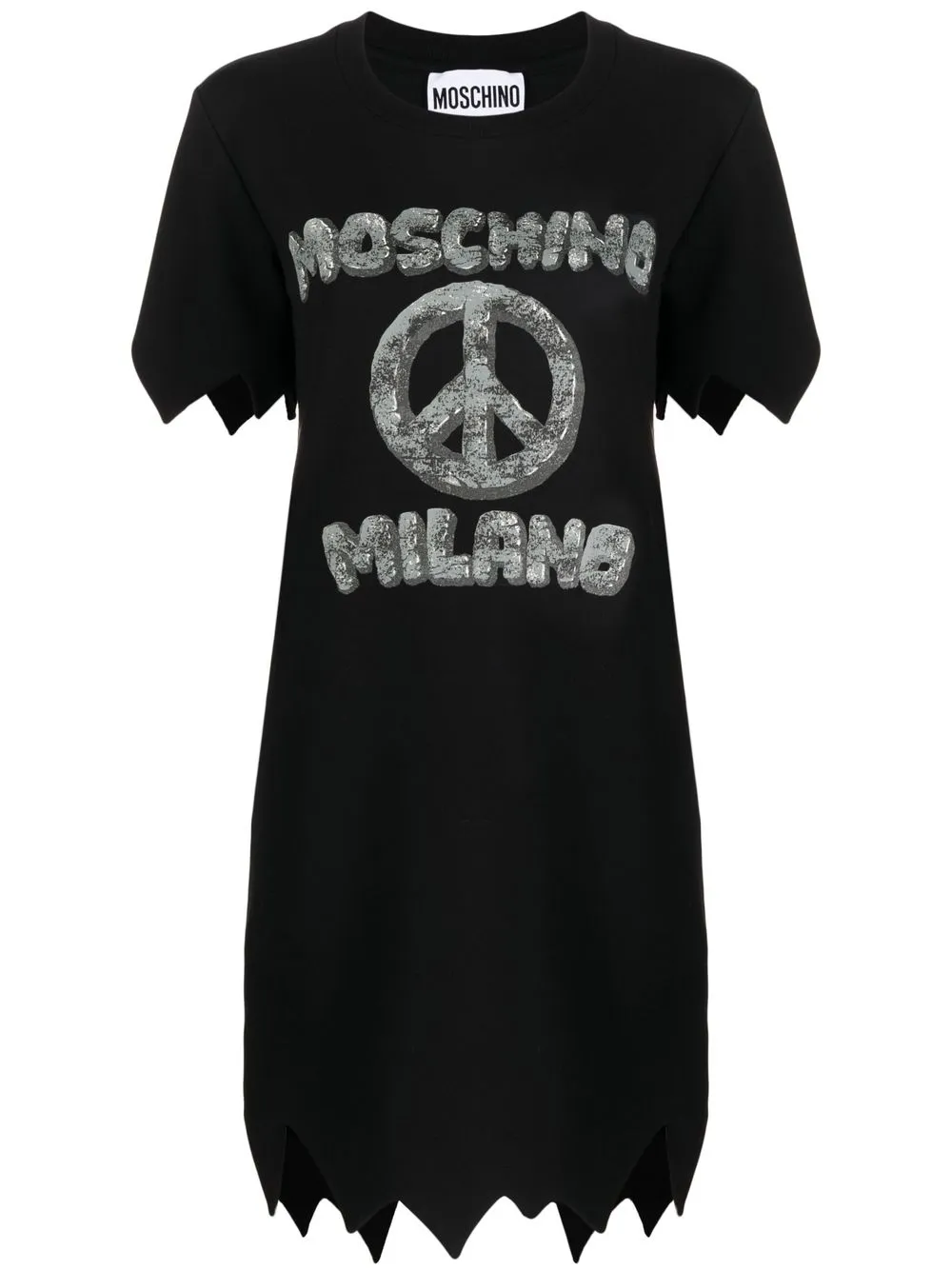 

Moschino logo-print dress - Black