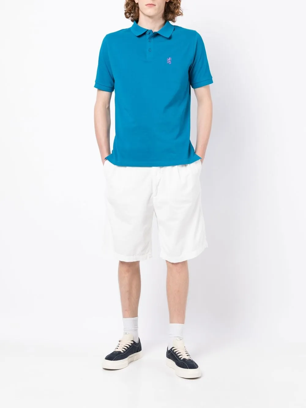 Pringle of Scotland Heritage Golf cotton polo shirt | Polo Tops | Image 2