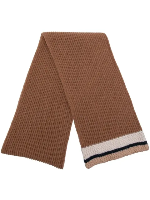 Pringle of Scotland tipped wool-cashmere scarf