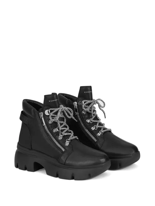Giuseppe Zanotti Apocalypse Trek アンクルブーツ | ブラック 