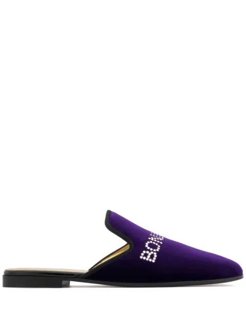 Giuseppe Zanotti Bonjour Nuit velvet loafers