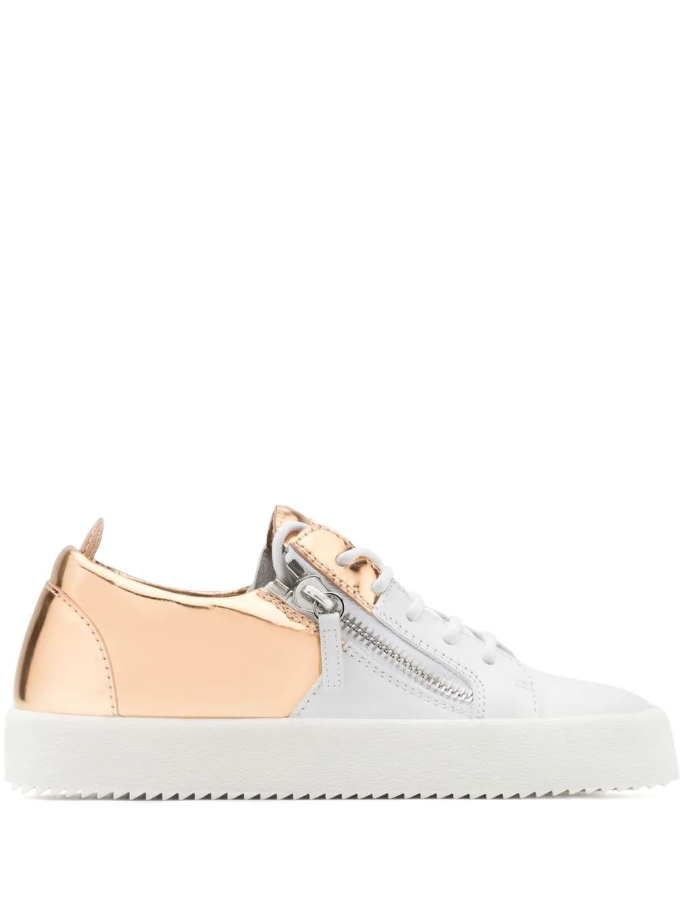 

Giuseppe Zanotti Double colour-block sneakers - White