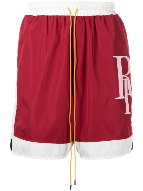 RHUDE Yacht logo-print swim shorts
