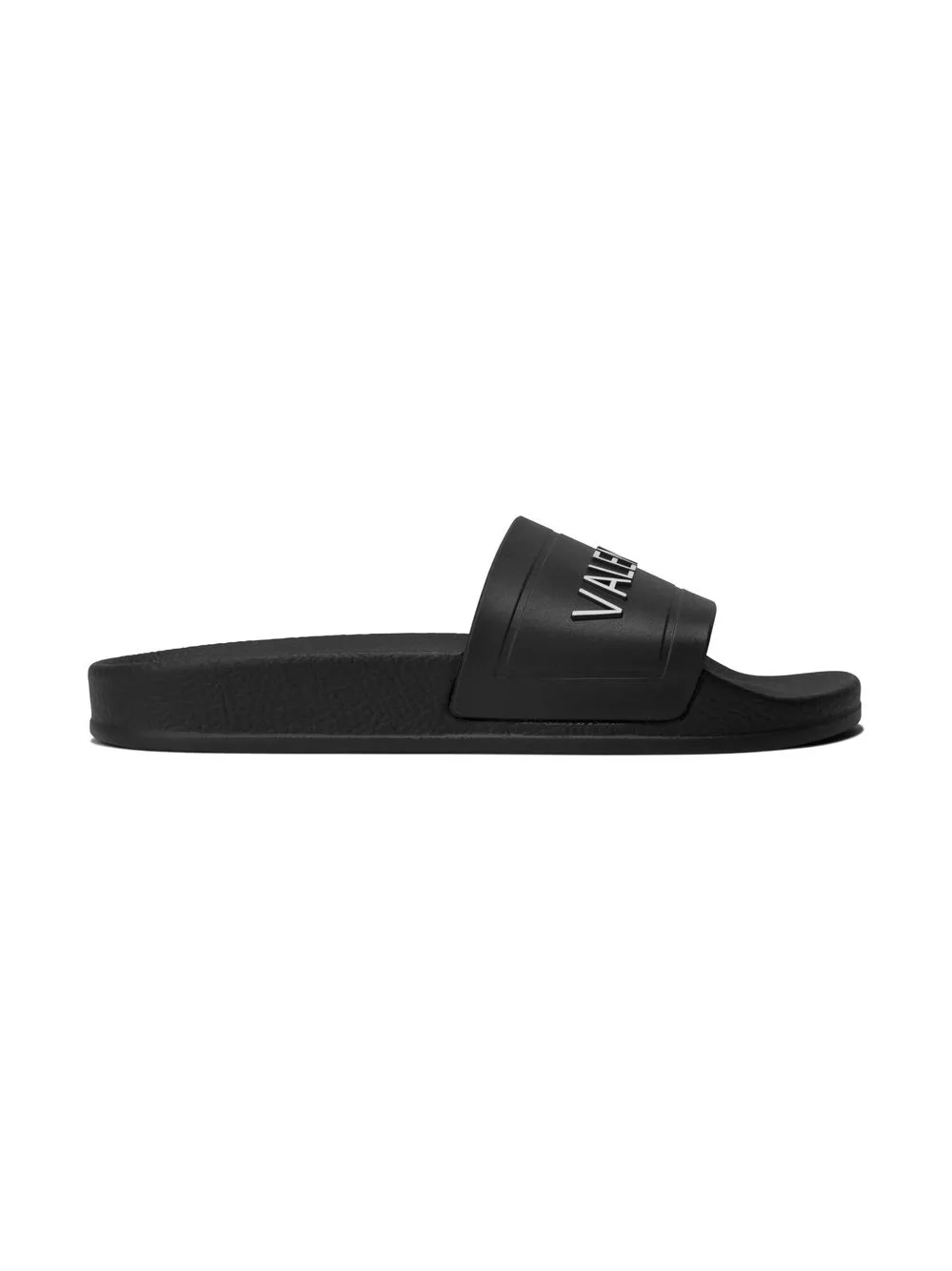 

VALENTINO KIDS logo-print slip-on sandals - Black