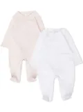 Marie-Chantal button-up cotton pajama - White