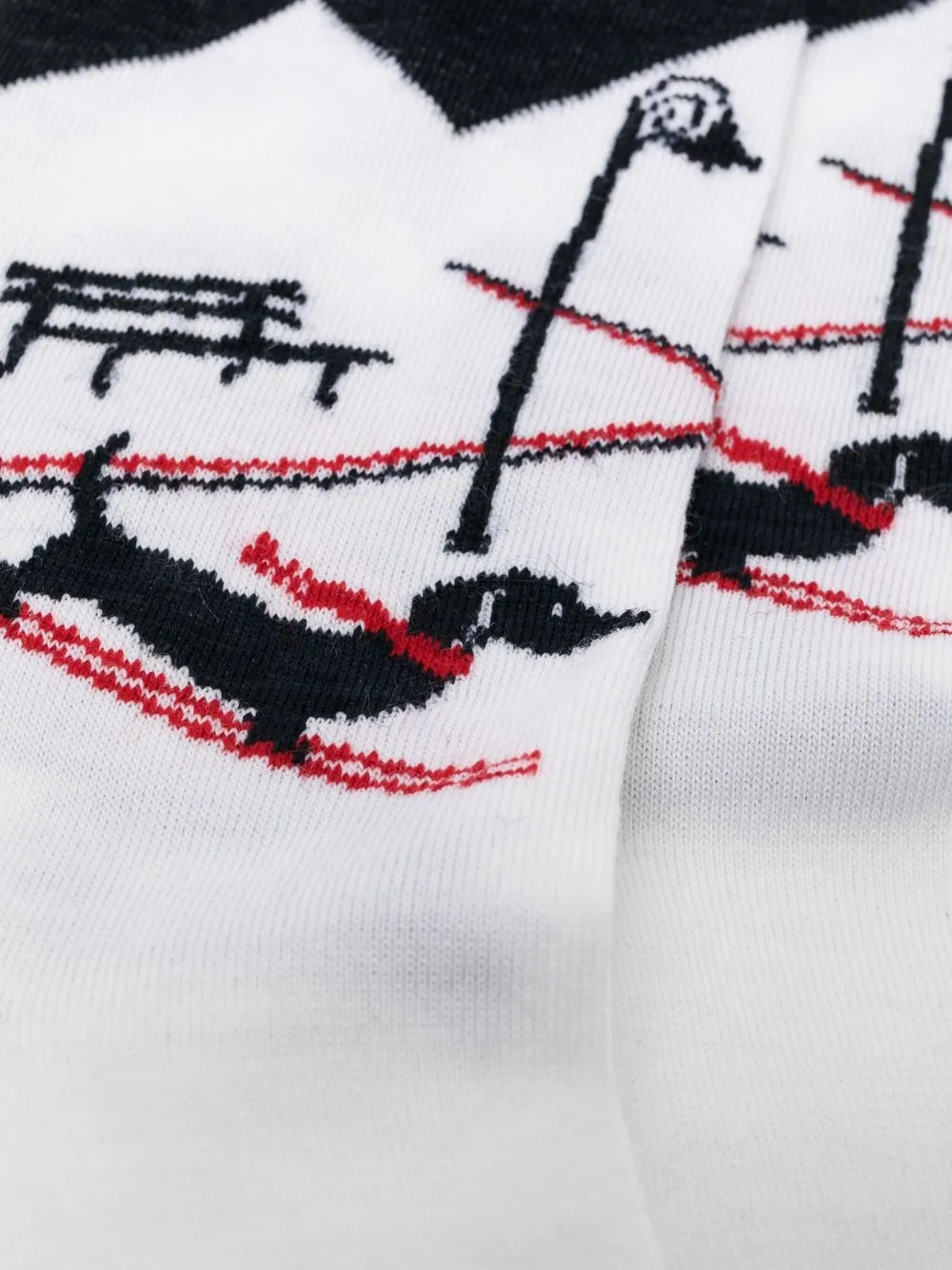 Thom Browne Holiday Hector sokken - Wit