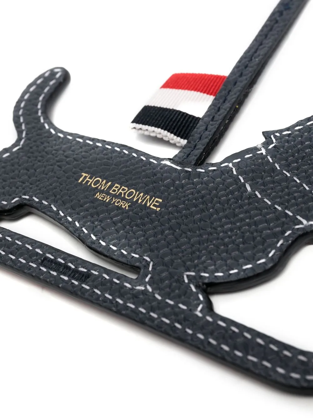 Thom Browne Label met borduurwerk - Blauw