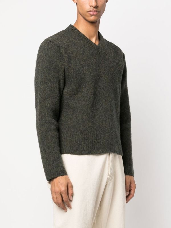 Maison Margiela v-neck Knitted Sweater - Farfetch