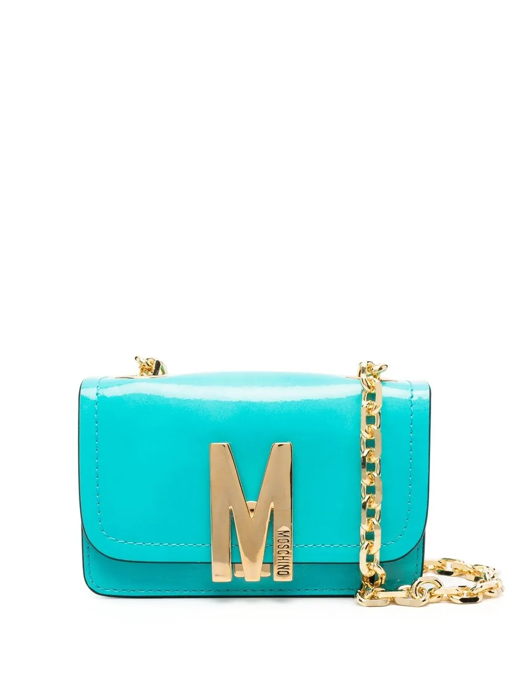 

Moschino bolsa con logo M - Azul